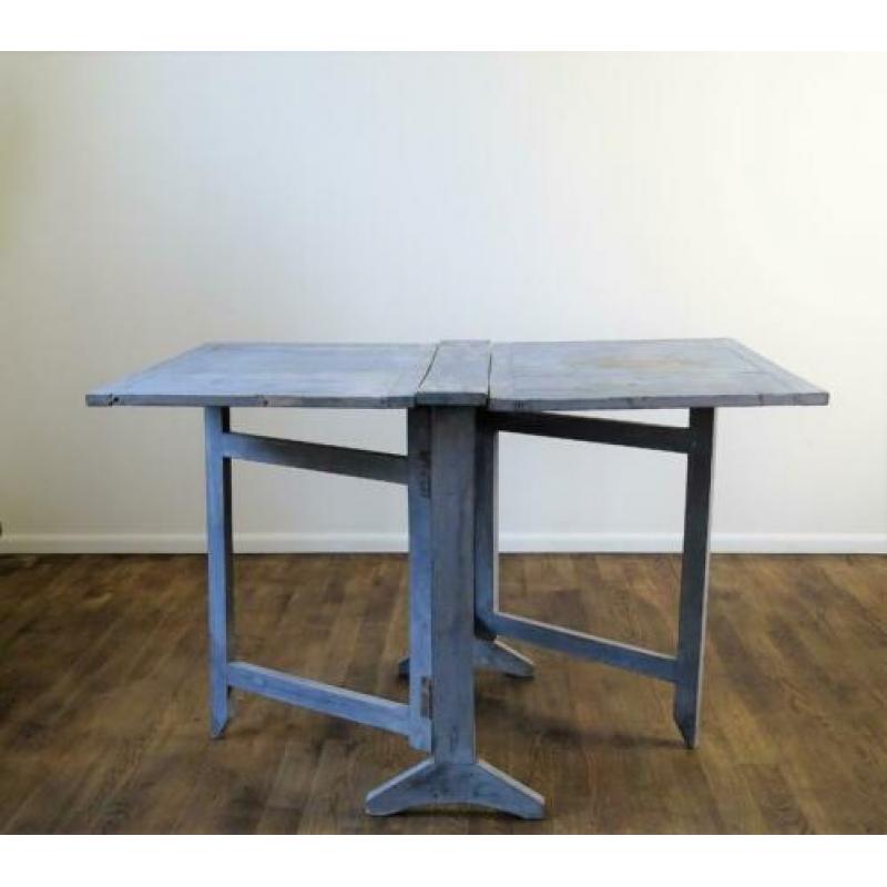 antiek Zweedse slagbordtafel