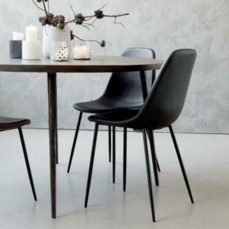 HORECA VINTAGE LEREN KUIPSTOELEN, stoel Charlie Logan 263
