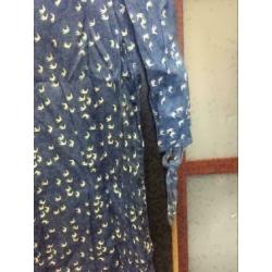 Denim printed tuniek, maat: m/l