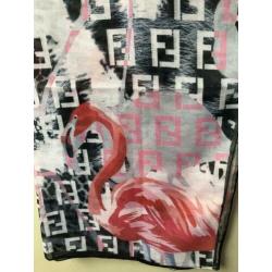 Fendi flamingo sjaal NIEUW
