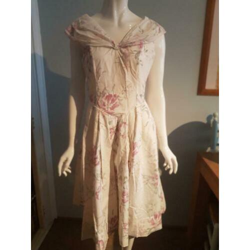 Vintage Laura Ashley jurk maat 40 jaren 50 stijl
