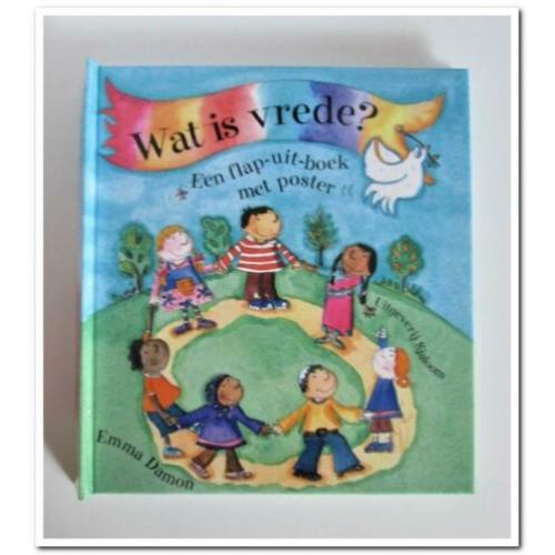 Pop-up/flapjesboek met poster M2639: Wat is vrede? 4+