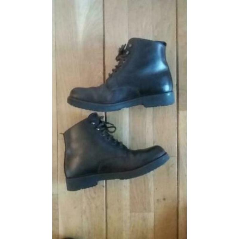 Stoere leren wolky wandel schoen boots lage laarzen maat 39