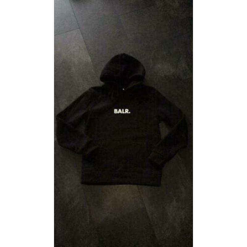Nieuw balr hoodie trui zwart maat S heren met doos