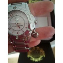 Horloge Juicy Couture zilver met bedeltje