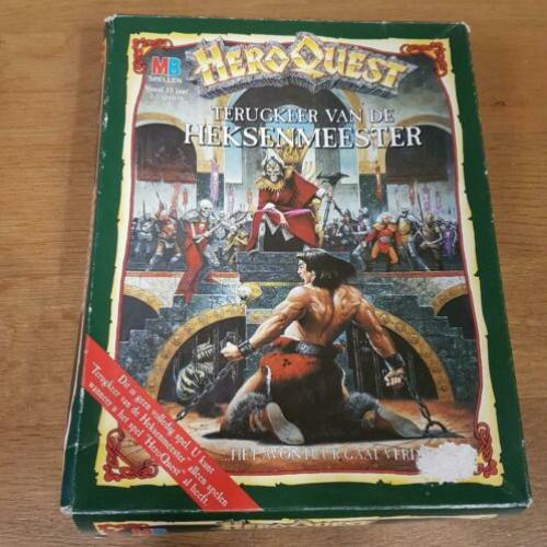 Bordspel Heroquest Terugkeer van de Heksenmeester MB Spellen