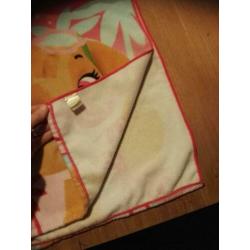 Mooie roze badcape of badponcho €2