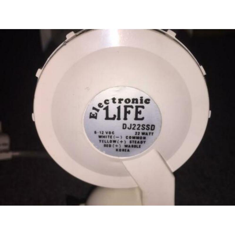 Sirene 12V/ 22W - Electronic Life DJ22SSD