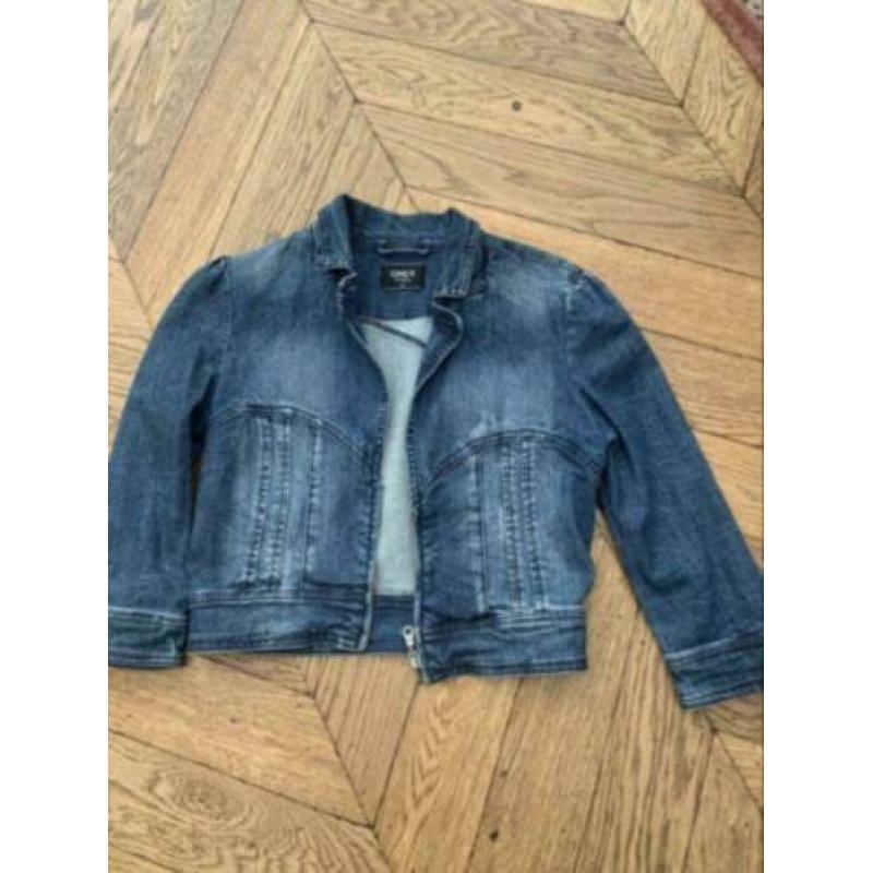 ONLY cropped jeans spijker jasje maat S NIEUW