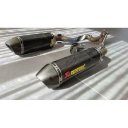 Akrapovic dempers+katvervanger Suzuki GSXR 1000 K9 L0 L1 etc
