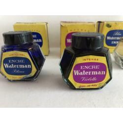 Drie doosjes Waterman inkt