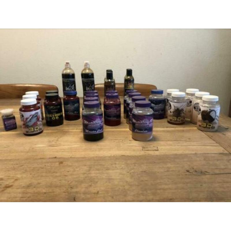 Diverse baitboosters, dips en flavours (30 stuks)