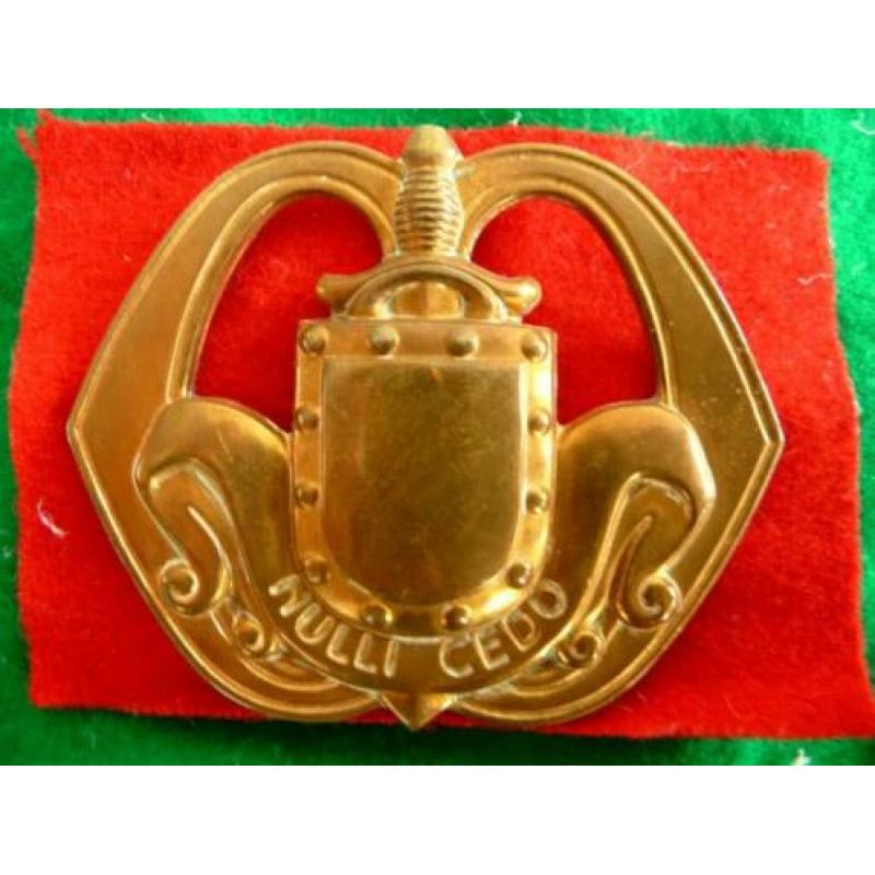 oud baret embleem - WAPEN DER INFANTERIE - NULLI CEDO - (2)