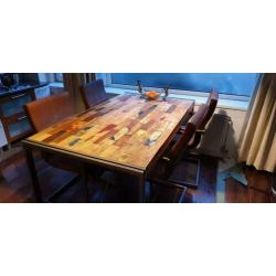 4 eetkamerstoelen Imperia