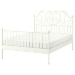 IKEA Leirvik bedframe 140x200 incl lattenbodem en/of matras