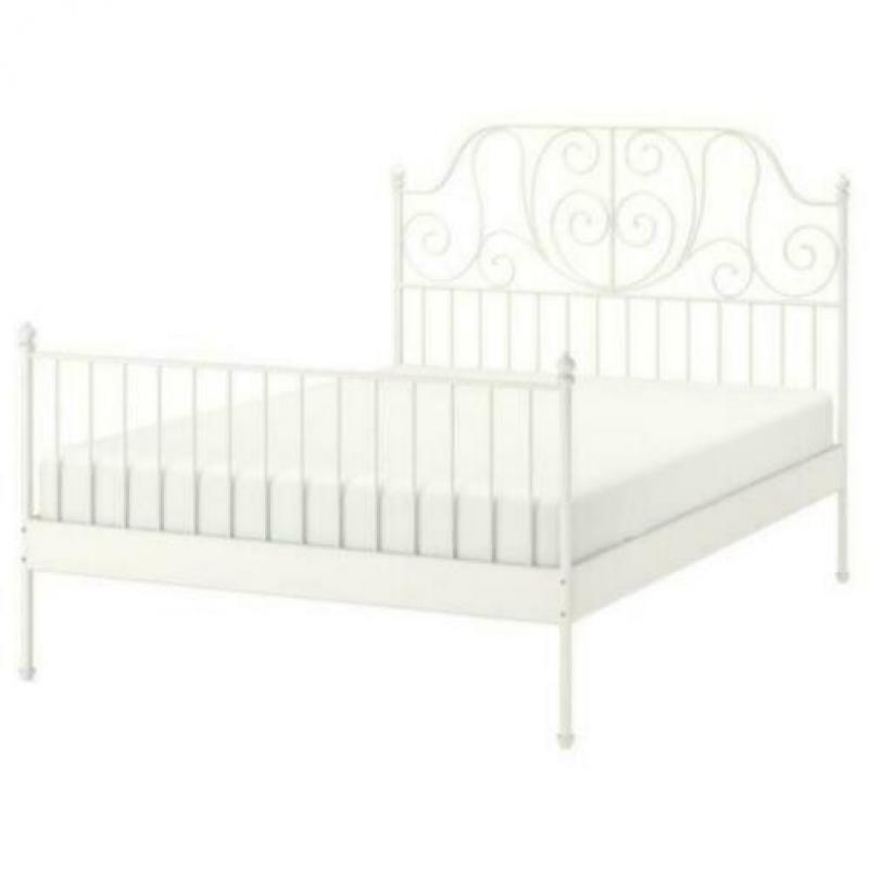 IKEA Leirvik bedframe 140x200 incl lattenbodem en/of matras