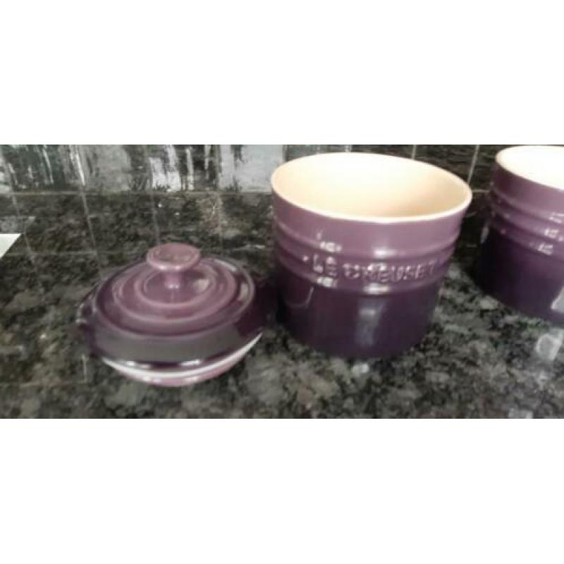 Le Creuset Paars 3 stuks