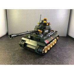Lego alternative Duitse tiger tank set militair soldaat ww2