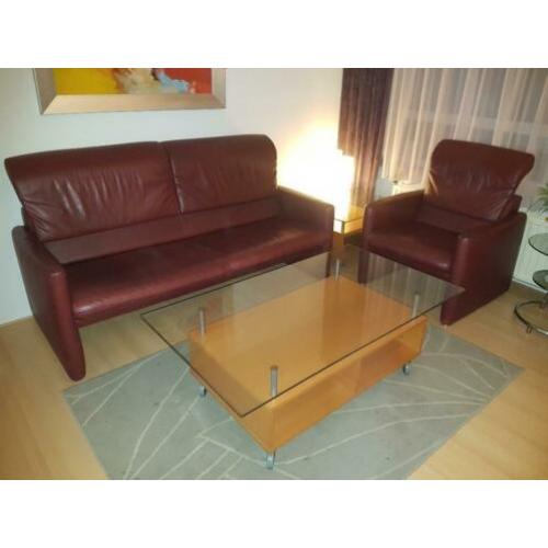 Leren LEOLUX bankstel set