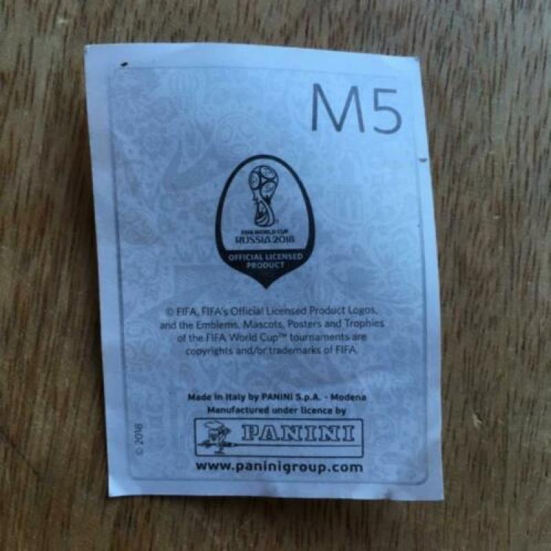Panini WK2018 Paatjes/Stickers