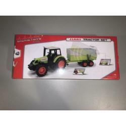 Nieuw claas tractor set trekker met trailer speelgoed