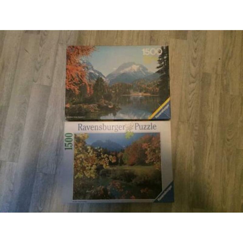 7 puzzels van 1500 stukjes