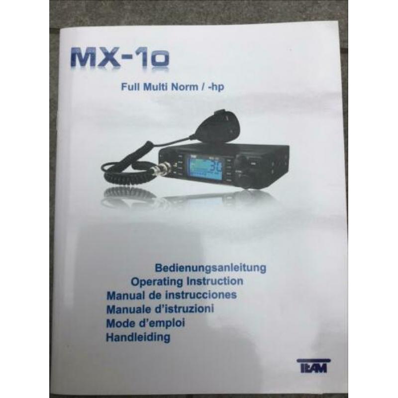 2 stuks Team MX-10 full multi norm 27mc bakkies.