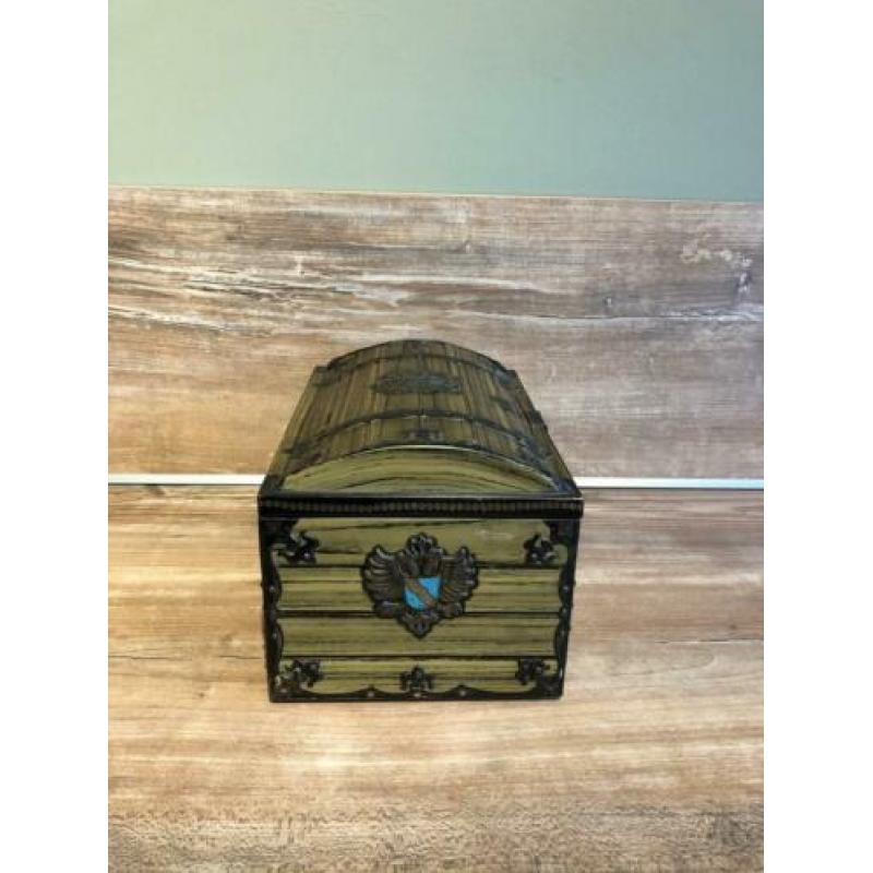 Vintage schatkist blik groot