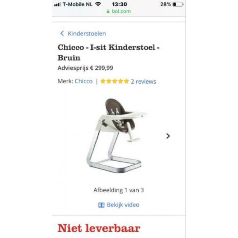 Te koop chicco kinderstoel