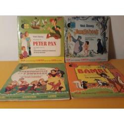 Walt disney singles peter pan, bambi, junglebook