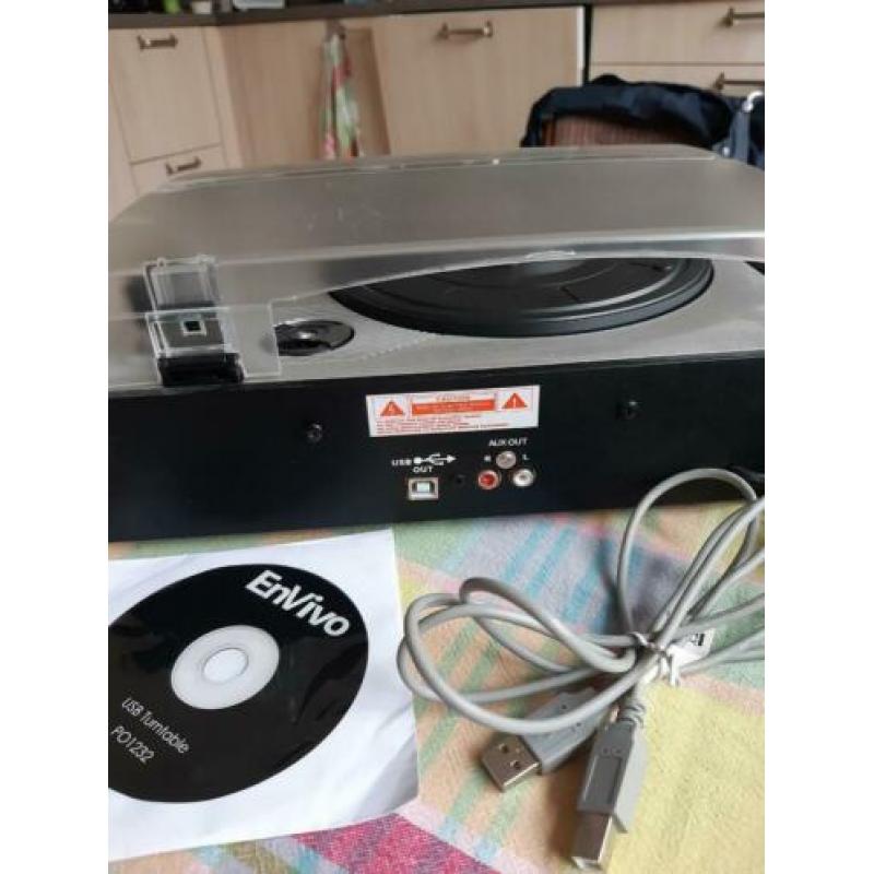 Nieuwe EnVivo usb platenspeler, PO 1232
