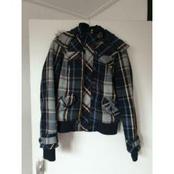 Winter jas met capuchon maat L