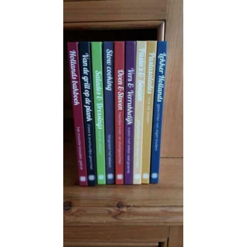 9 kookboeken nieuw.
