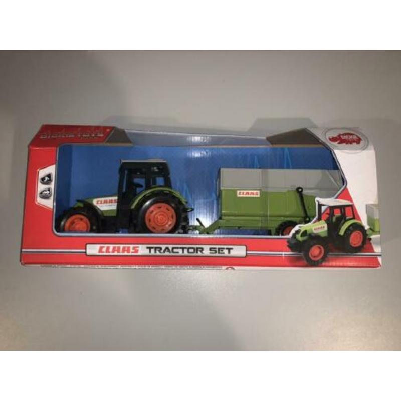 Nieuw claas tractor set trekker met trailer speelgoed