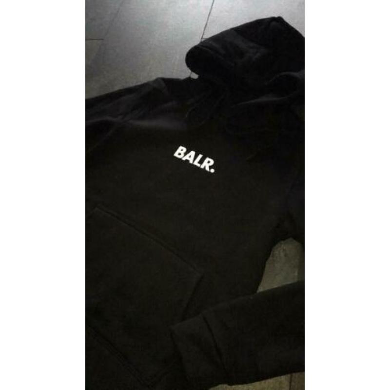 Nieuw balr hoodie trui zwart maat S heren met doos