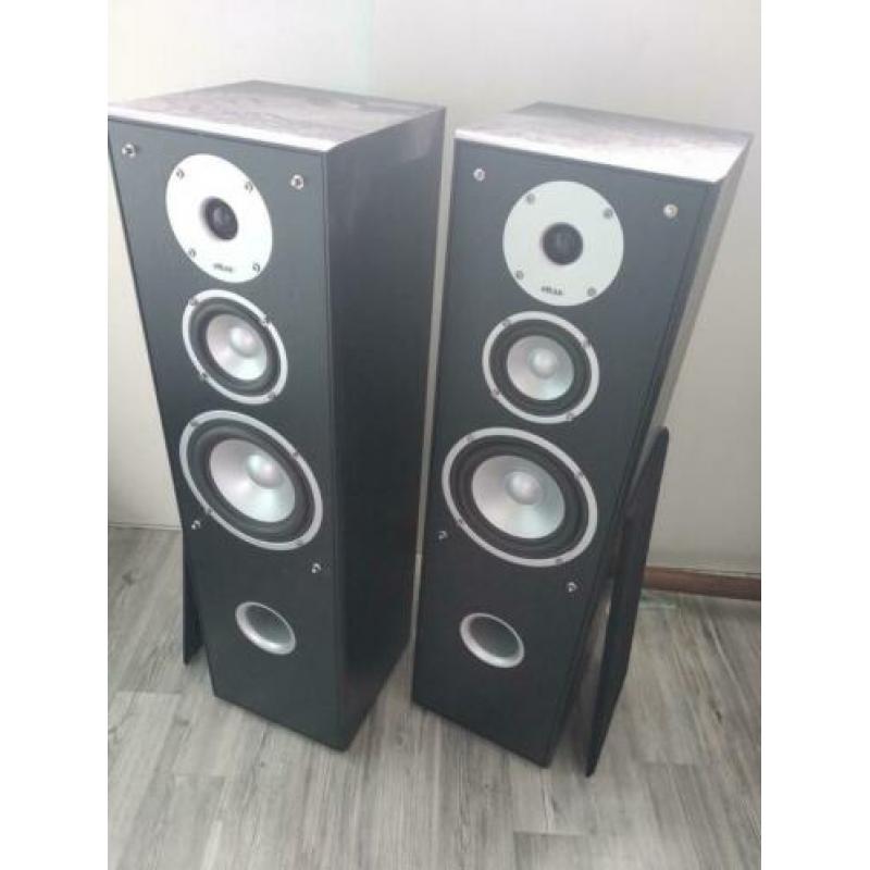 Eltax Concept 180 speakers, zuilen, zwart.