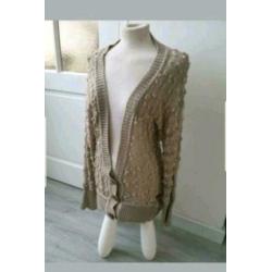 Bruin vest maat XL