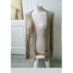 Bruin vest maat XL