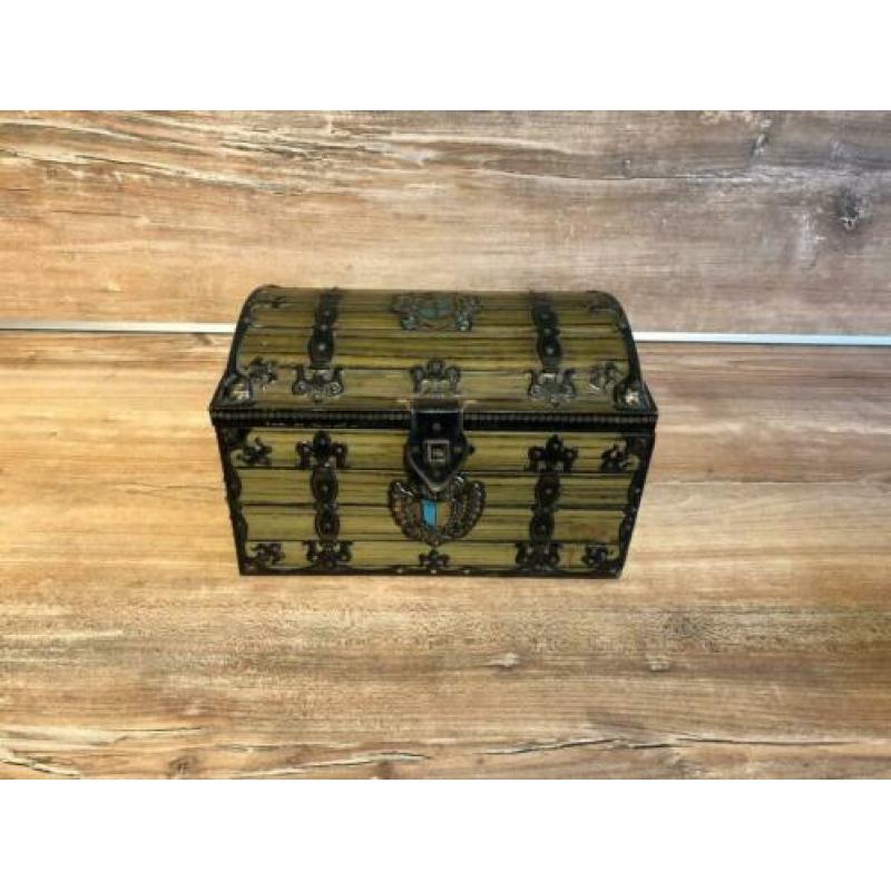 Vintage schatkist blik groot