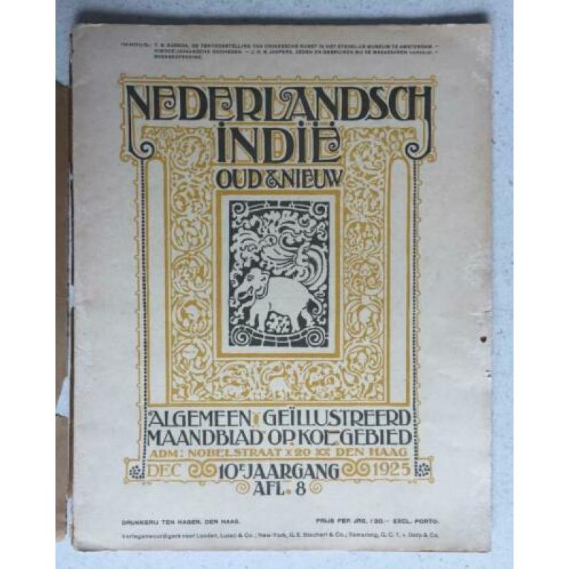 NEDERLANDSCH INDIE oud&nieuw 10e jaargang Afl 8 1925