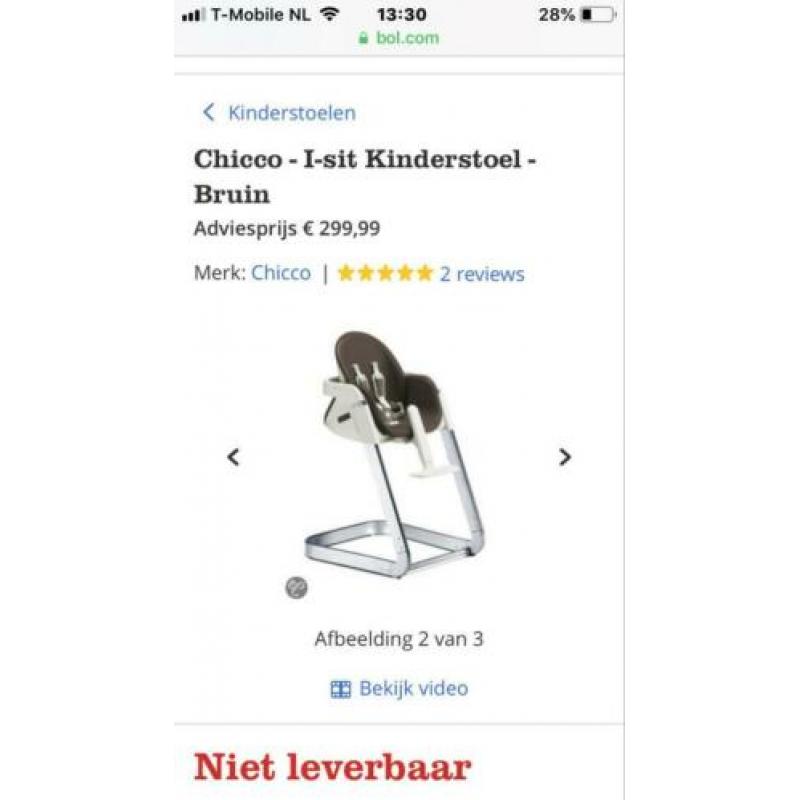 Te koop chicco kinderstoel