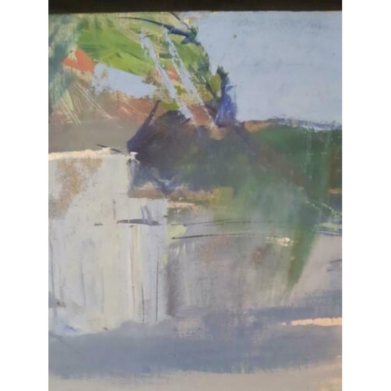 Fieke Weilers - Tropisch strand - Olieverf op doek
