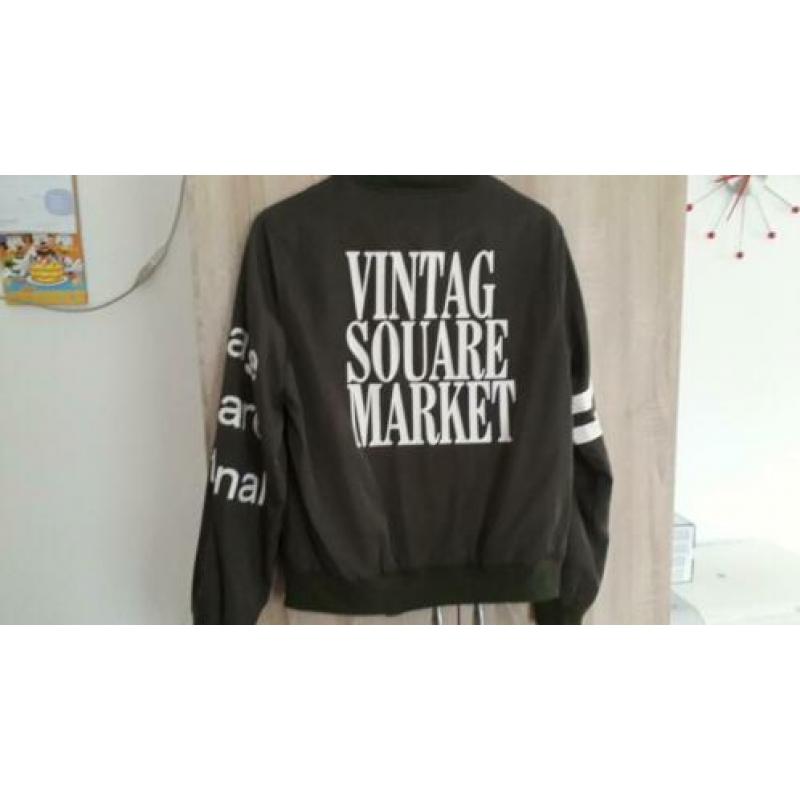 Nieuw bomber jas mt m en camouflage truitje mt s
