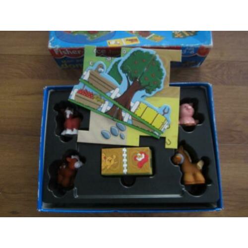 fisher price little people boerderij dieren Domino