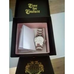 Horloge Juicy Couture zilver met bedeltje