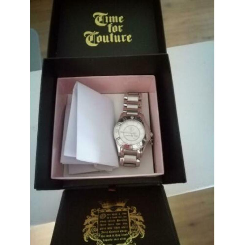 Horloge Juicy Couture zilver met bedeltje
