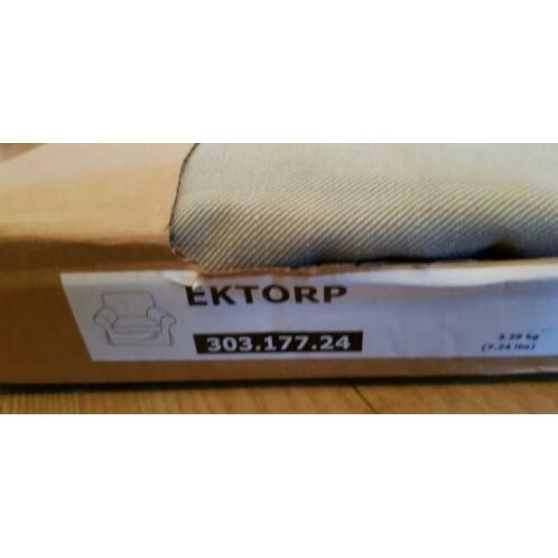 Ikea Ektorp Fauteuil Hoes Nordvalla Donkerbeige