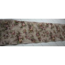 aparte Franse loper met roze rozen brocante landelijk 350x60
