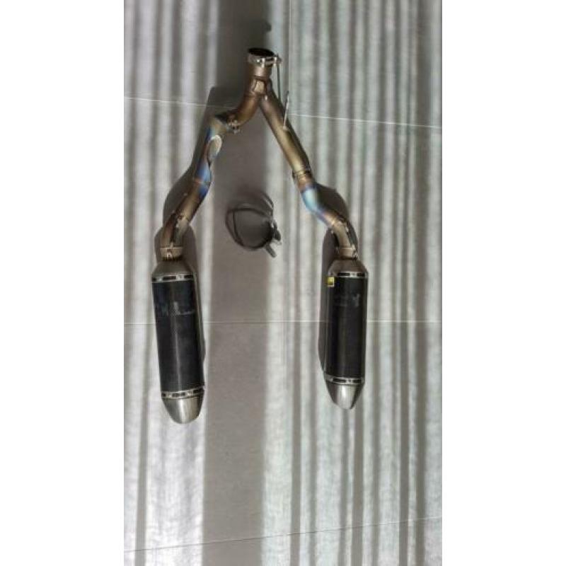 Akrapovic dempers+katvervanger Suzuki GSXR 1000 K9 L0 L1 etc