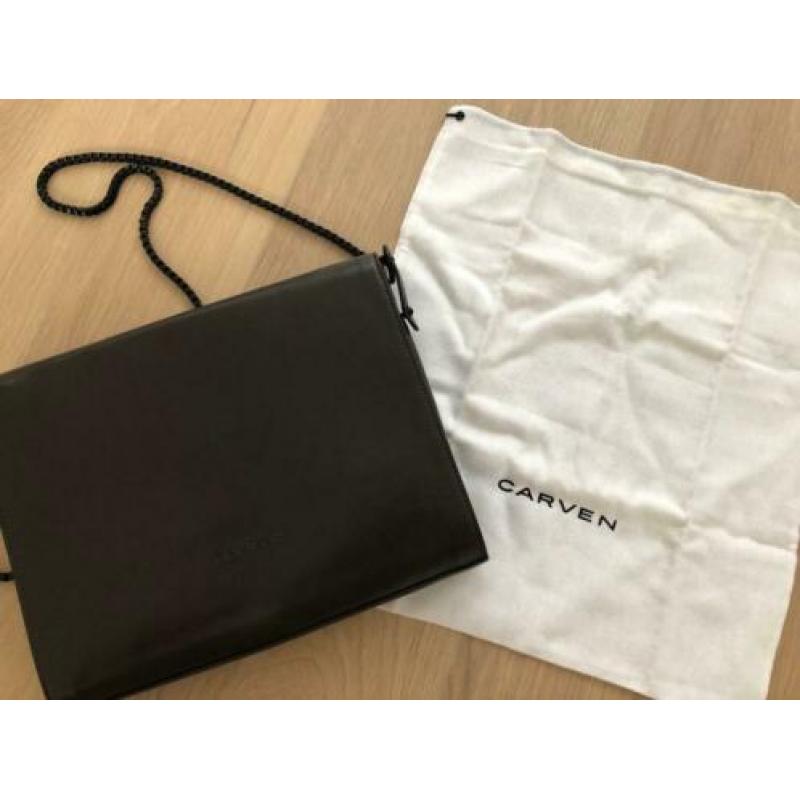 CARVEN – crossbody tas - donkerbruin